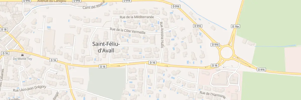 Plan du 12 Rue des Pyrénées à Saint-Féliu-d’Avall