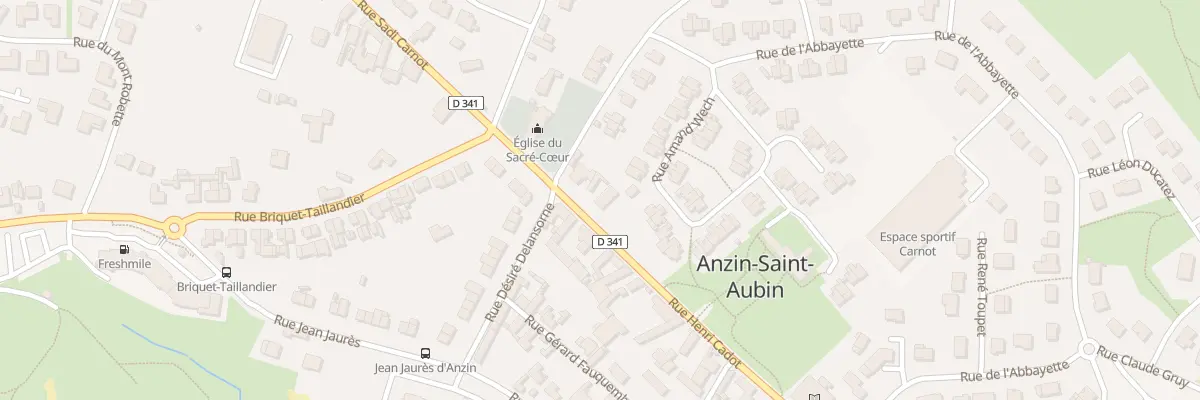 Plan du 20 Rue Henri Cadot à Anzin-Saint-Aubin