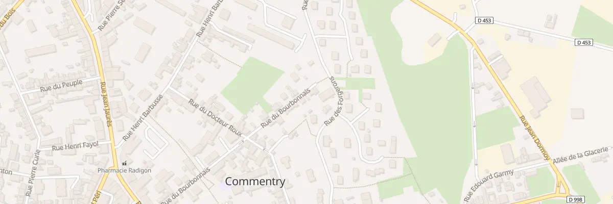 Plan du 24 Rue du Bourbonnais à Commentry