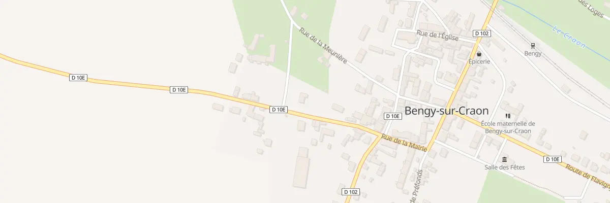 Plan du 6 Rte de Raymond à Bengy-sur-Craon