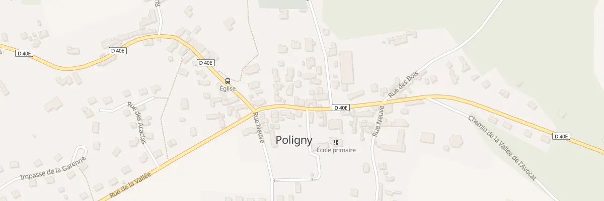 Plan du 8 Rue de la Mairie à Poligny