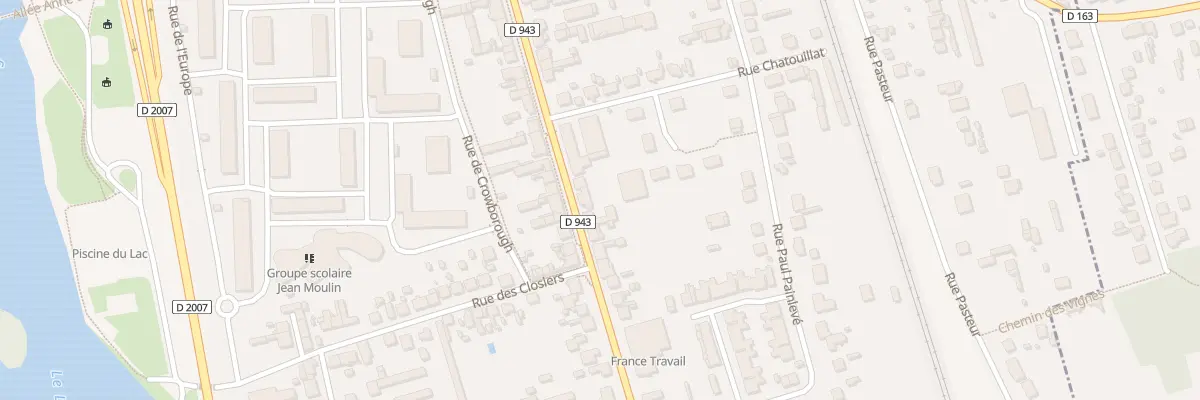 Plan du 91 Rue Deportes Internes Resistan à Montargis