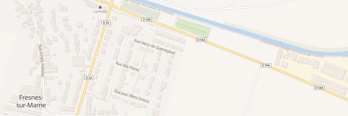 Plan du 2 Rue du Comte de Ségur à Fresnes-sur-Marne