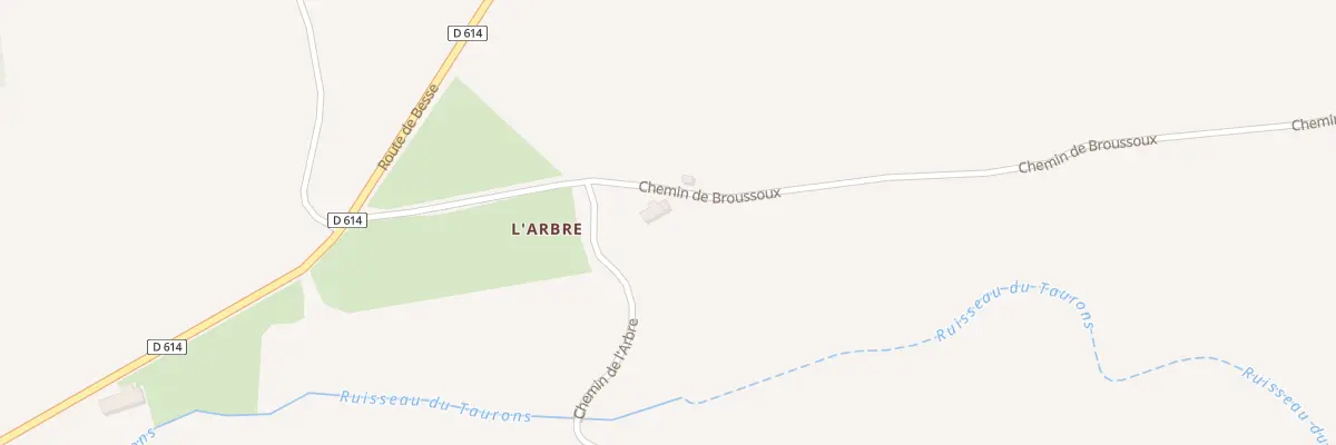 Plan du 140 L’Arbre à Saint-Genès-Champespe