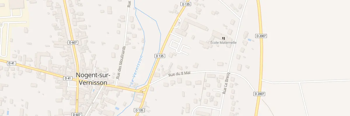 Plan du 2 Rue de Montbouy à Nogent-sur-Vernisson