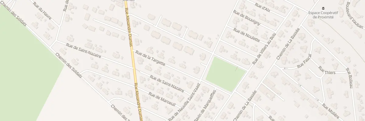 Plan du 13 Rue de la Targette à Mazingarbe
