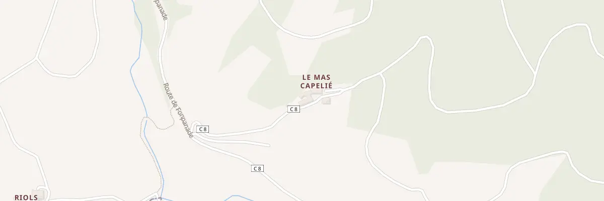 Plan du 229 Che du Mas Capelier à Calmels-et-le-Viala