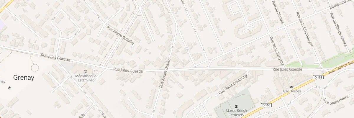Plan du 3 Rue André Dupire à Grenay