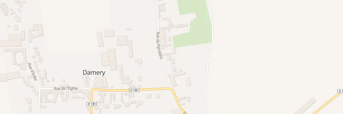 Plan du 6 Rue de Parvillers à Damery