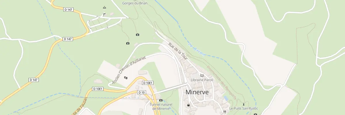 Plan du 1 Rue de la Calade à Minerve