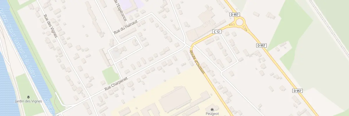 Plan du 1 Rue Charpenet à Briare
