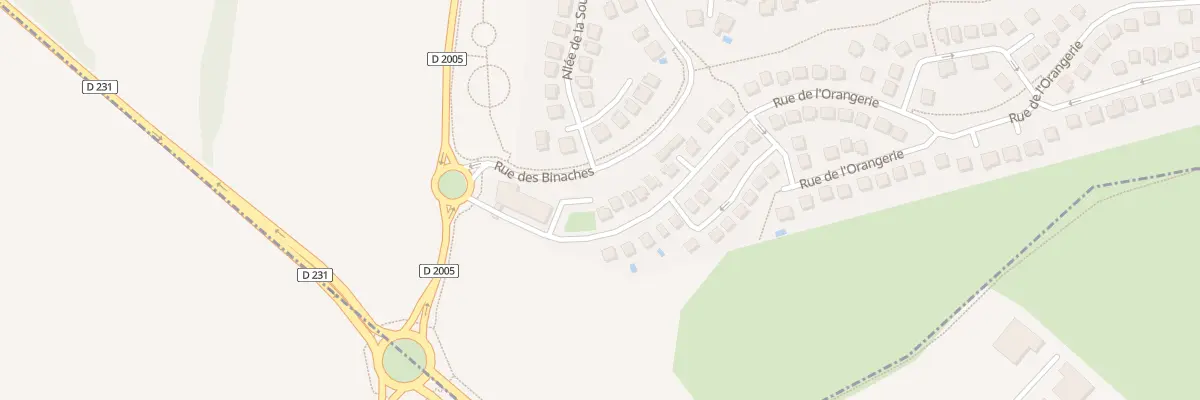 Plan du 3 Rue de l’Orangerie à Montévrain