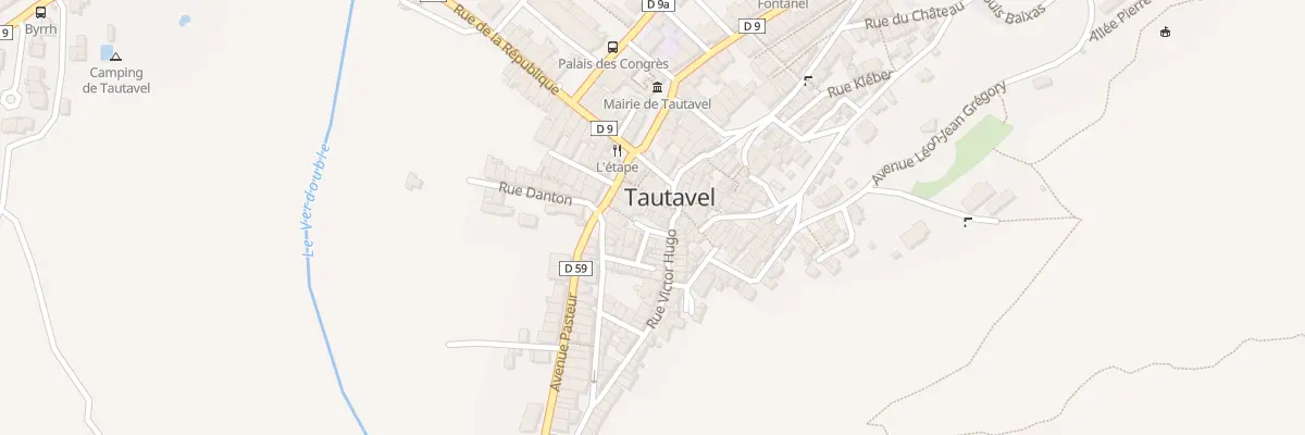 Plan du 2 Pl Carnot à Tautavel