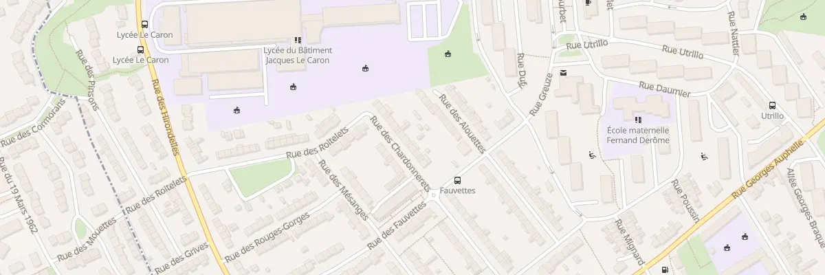 Plan du 44 Rue des Chardonnerets à Arras