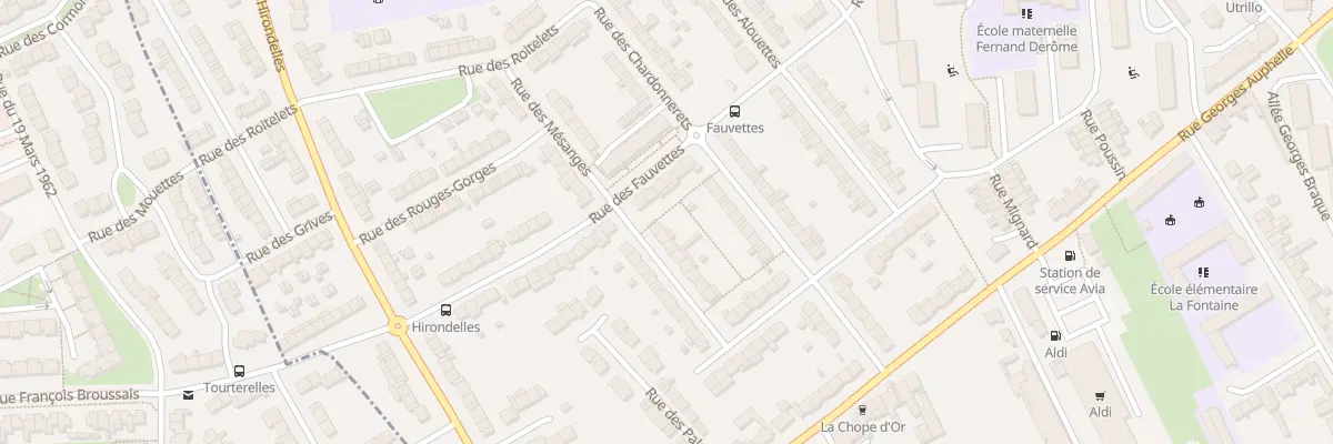 Plan du 16 Rue des Mésanges à Arras