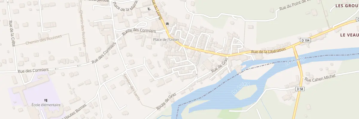 Plan du 6 Imp de la Grande Cour à Montigny-sur-Loing