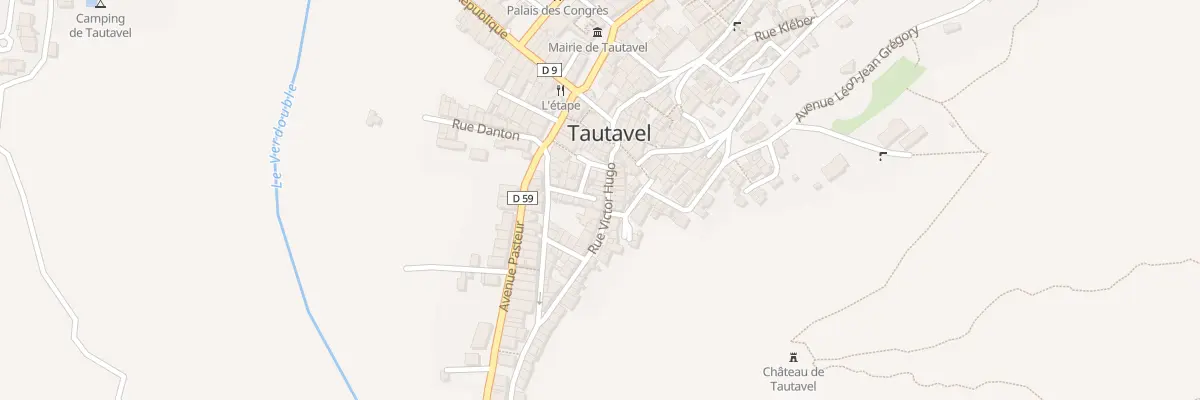 Plan du 14 Rue Victor Hugo à Tautavel