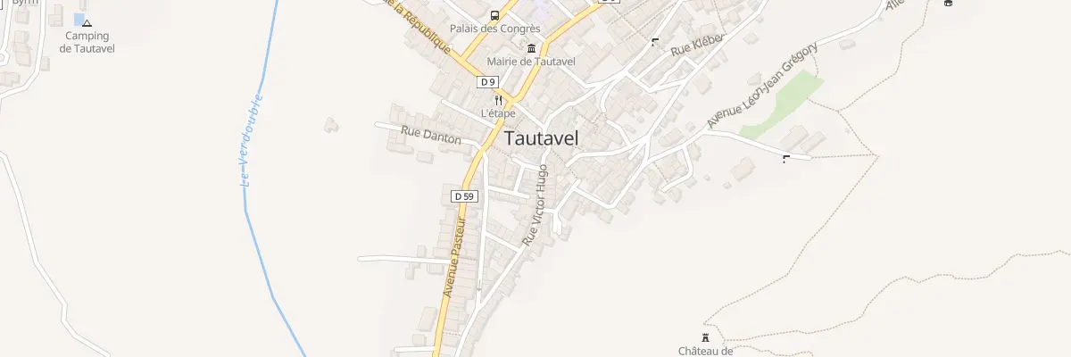 Plan du 6 Pl Carnot à Tautavel