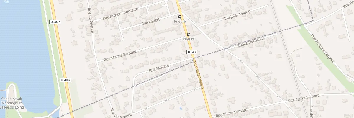 Plan du 4 Rue Molière à Montargis