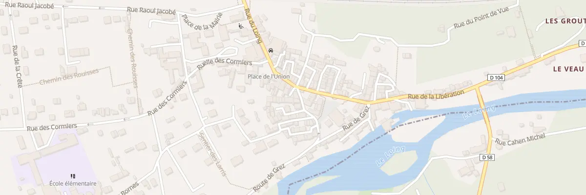 Plan du 28 Rue du Loing à Montigny-sur-Loing