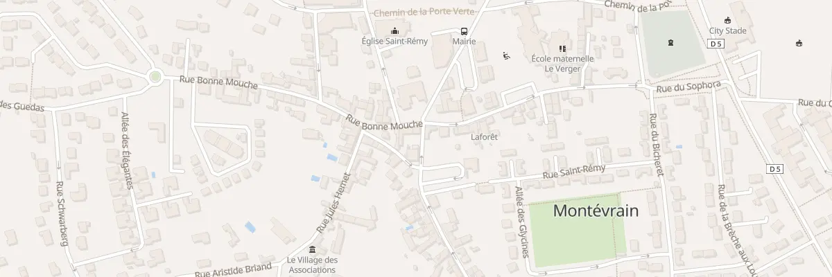 Plan du 2 Rue du Puits du Gue à Montévrain