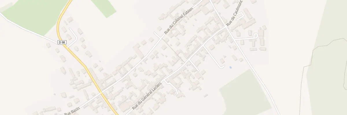 Plan du 23 Rue du Général Leclerc au Meux