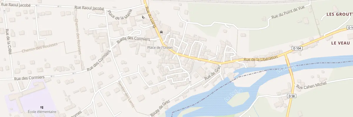 Plan du 2 Rue de l’Eglise à Montigny-sur-Loing