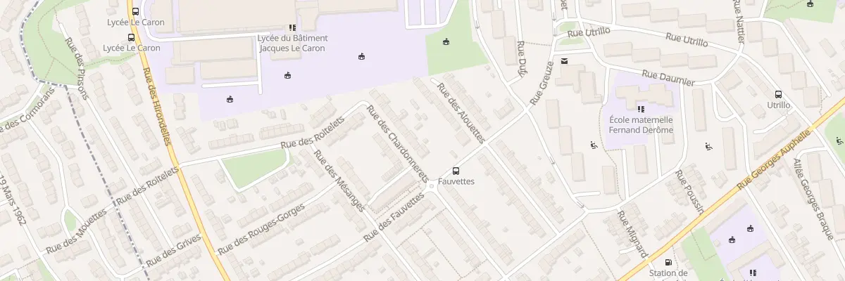 Plan du 40 Rue des Chardonnerets à Arras