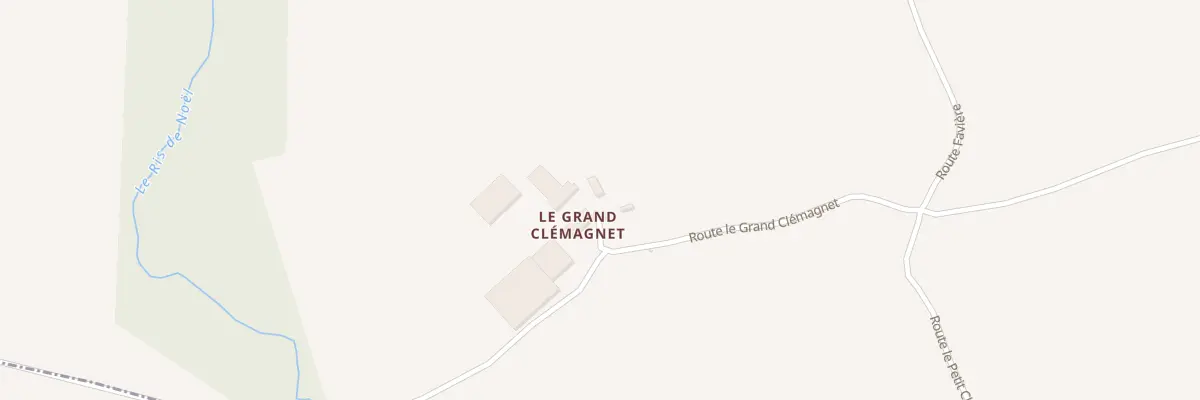 Plan du 2 Rte Le Grand Clémagnet à Venas