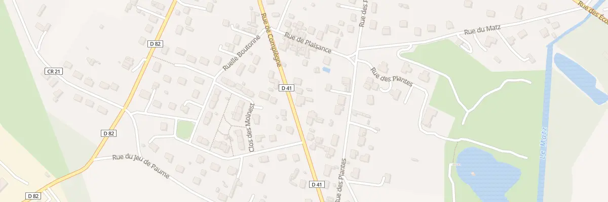 Plan du 263 Rue de Compiegne à Ressons-sur-Matz