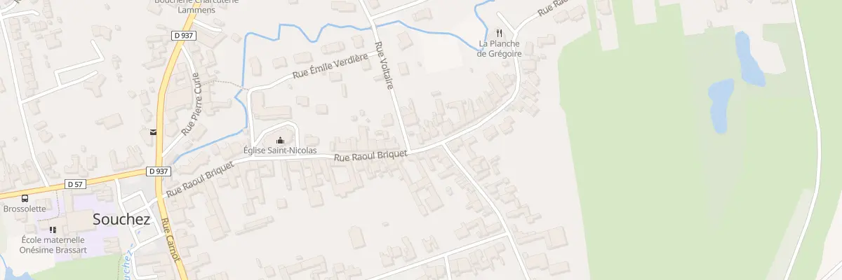 Plan du 27 Rue Raoul Briquet à Souchez