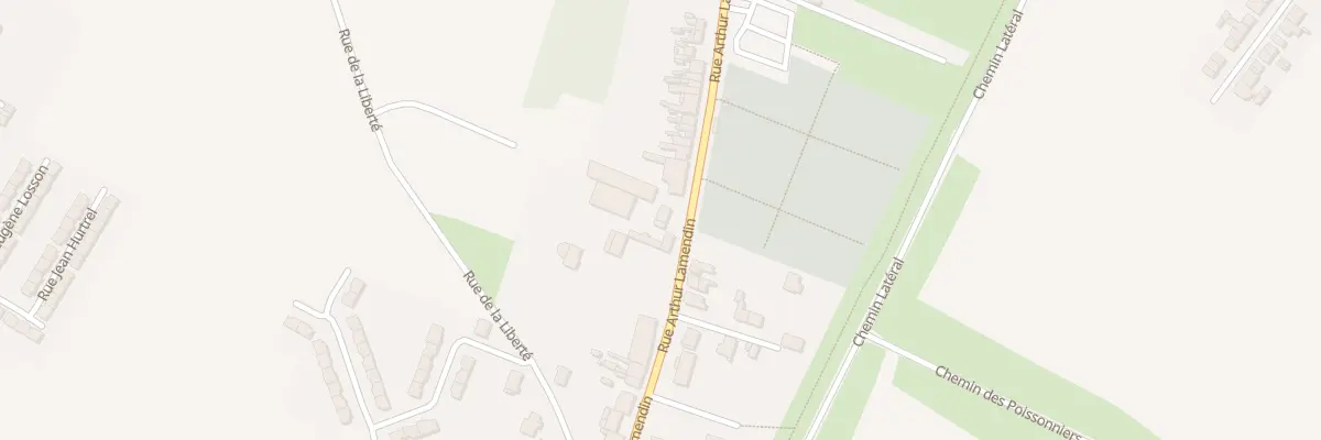 Plan du 124 Rue Arthur Lamendin à Vermelles
