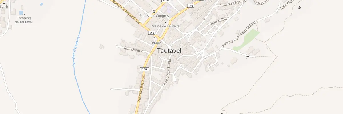 Plan du 9 Rue Victor Hugo à Tautavel