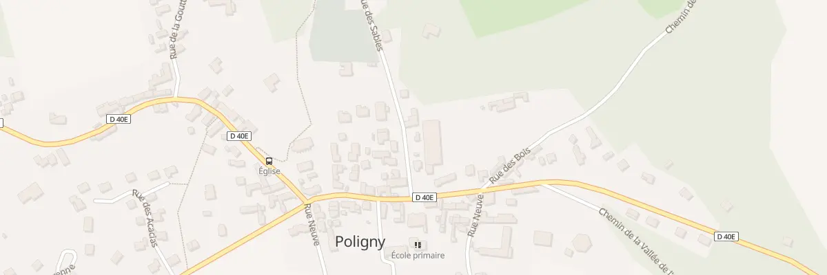 Plan du 1 Rue des Sables à Poligny