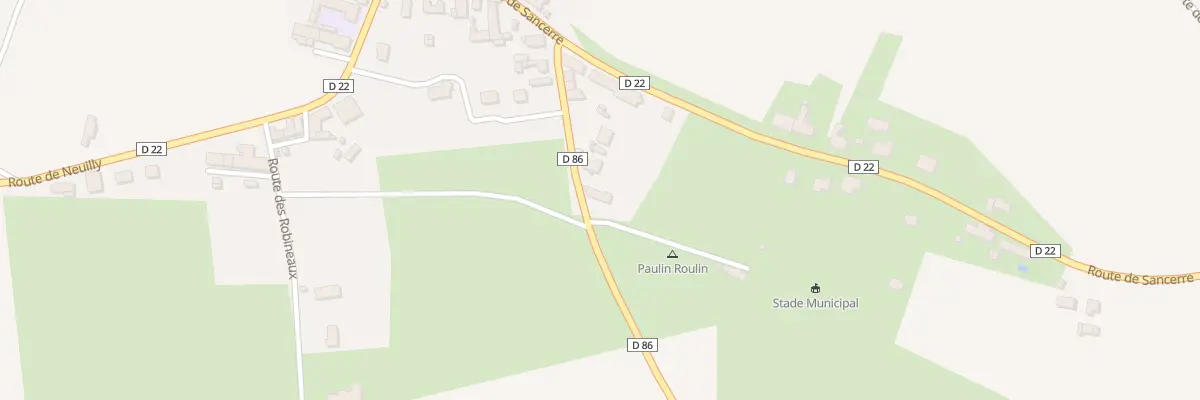 Plan du 7 Rte de Veaugues à Crézancy-en-Sancerre