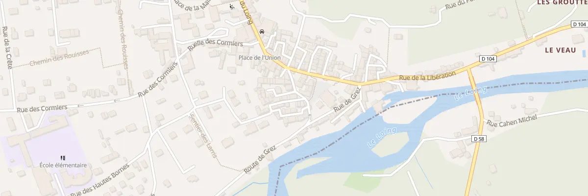 Plan du 1 Imp de la Grande Cour à Montigny-sur-Loing