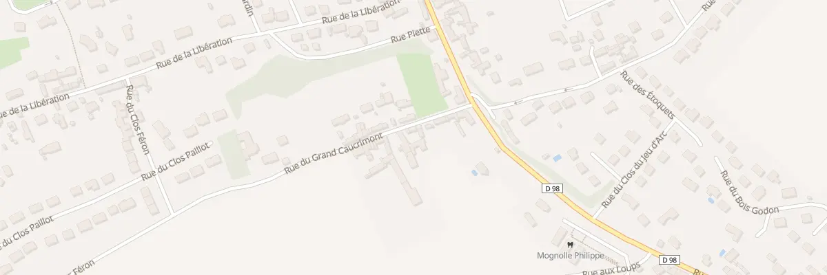 Plan du 5 Rue du Grand Caucrimont au Meux