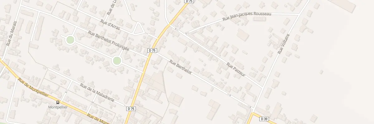 Plan du 30 Rue Berthelot à Vermelles