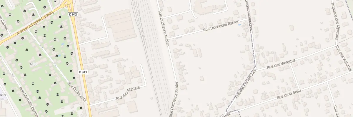Plan du 13 Rue Duchesne Rabier à Montargis
