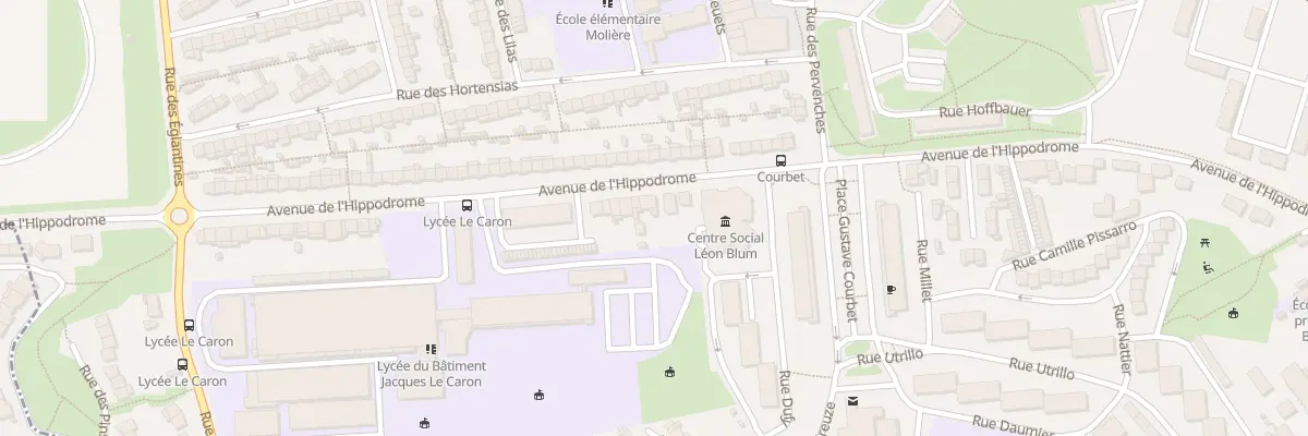 Plan du 45 Av de l’Hippodrome à Arras
