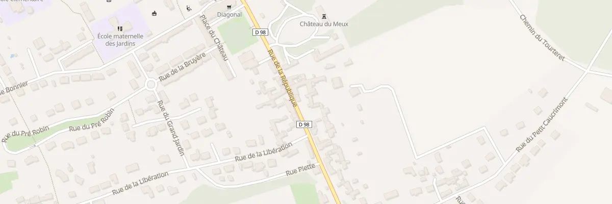 Plan du 56 Rue de la République au Meux