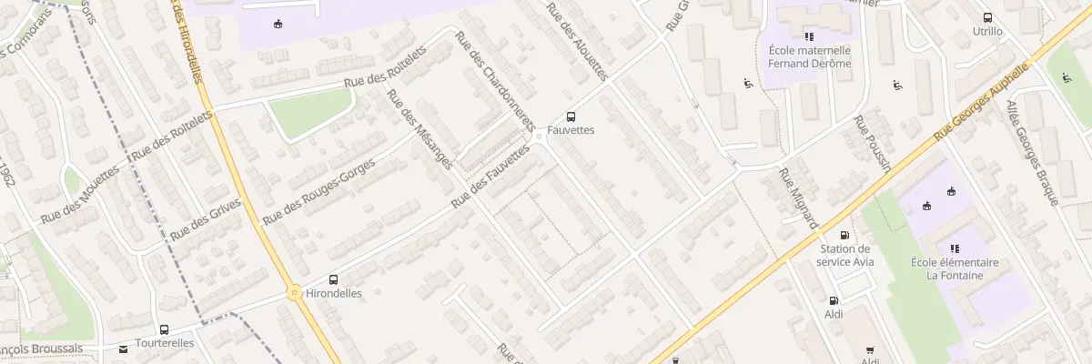 Plan du 21 Rue des Chardonnerets à Arras