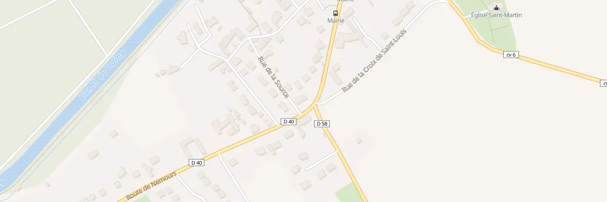 Plan du 2 Rue de la Source à La Genevraye