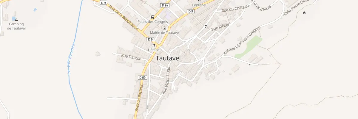 Plan du 9 Rue Lafayette à Tautavel