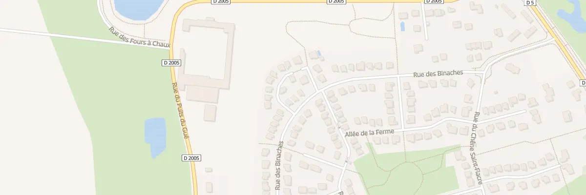 Plan du 36 Rue des Binaches à Montévrain