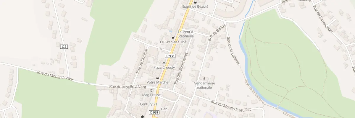 Plan du 90 Rue Georges Latapie à Ressons-sur-Matz