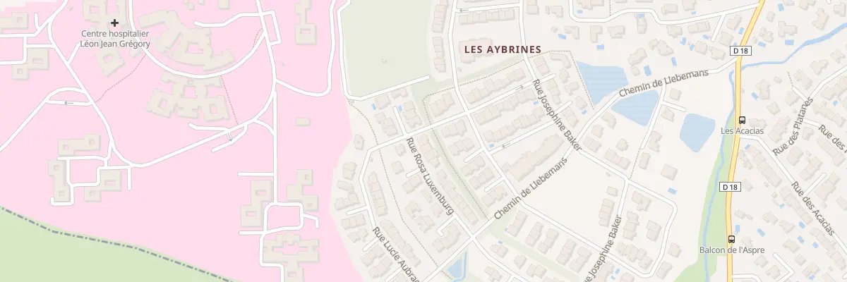 Plan du 1 Rue Rosa Luxembourg à Thuir