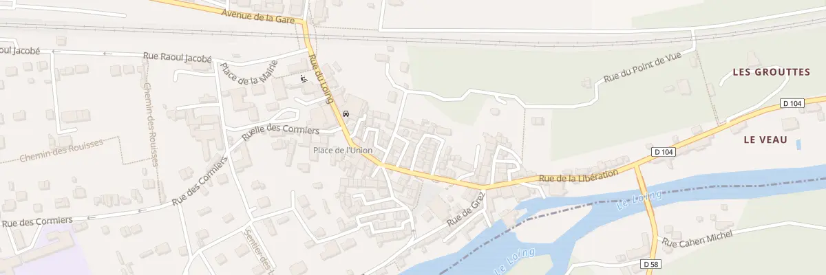 Plan du 3 Rue du Paradis à Montigny-sur-Loing