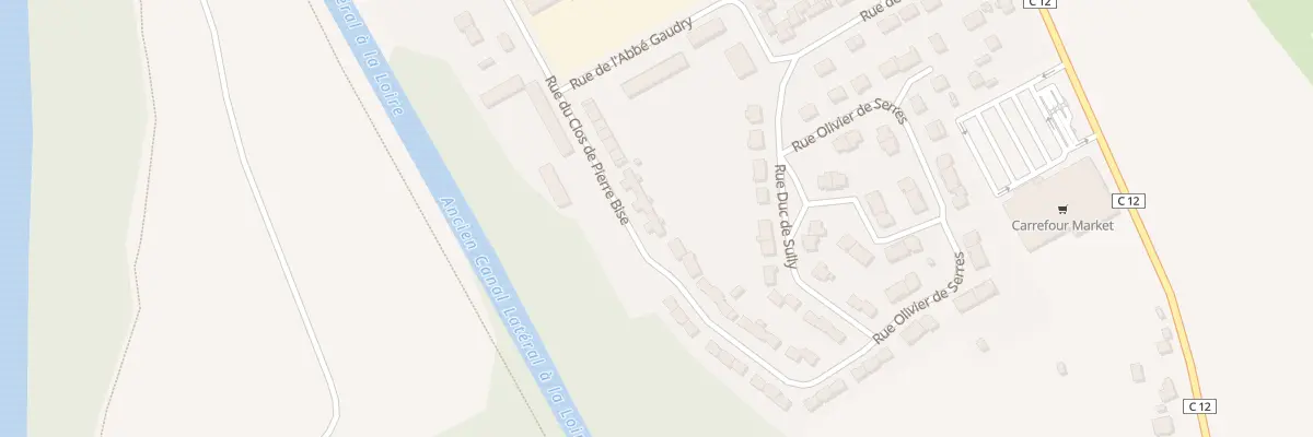 Plan du 31 Rue du Clos de Pierre Bise à Briare