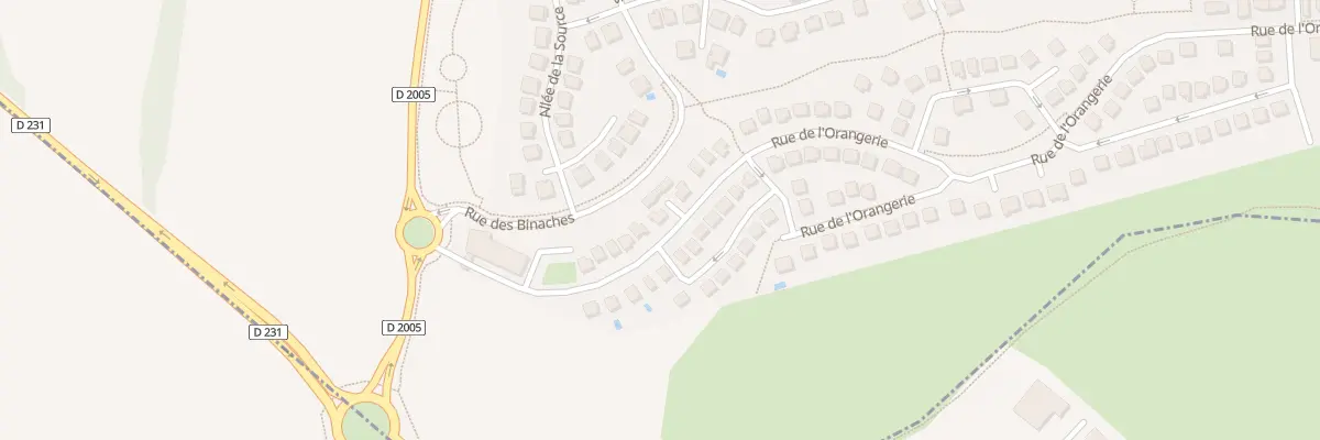 Plan du 13 Rue de l’Orangerie à Montévrain